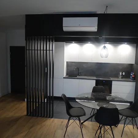 Apartament Black&white Bis - Małe Garbary 8 Poznań
